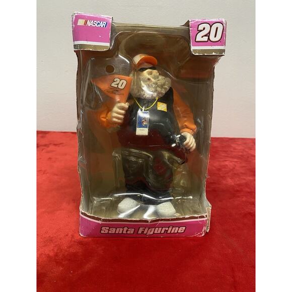 Tony Stewart #20 Santa Figurine Nascar Joe Gibbs Racing Home Depot 8" NEW - Picture 1 of 7